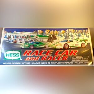 Hess 2009 racecar and racer